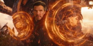 Benedict Cumberbatch as Doctor Strange in Avengers: Infinity War