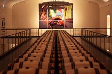 Ch&acirc;teau Pavie barrel room, Bordeaux en primeur