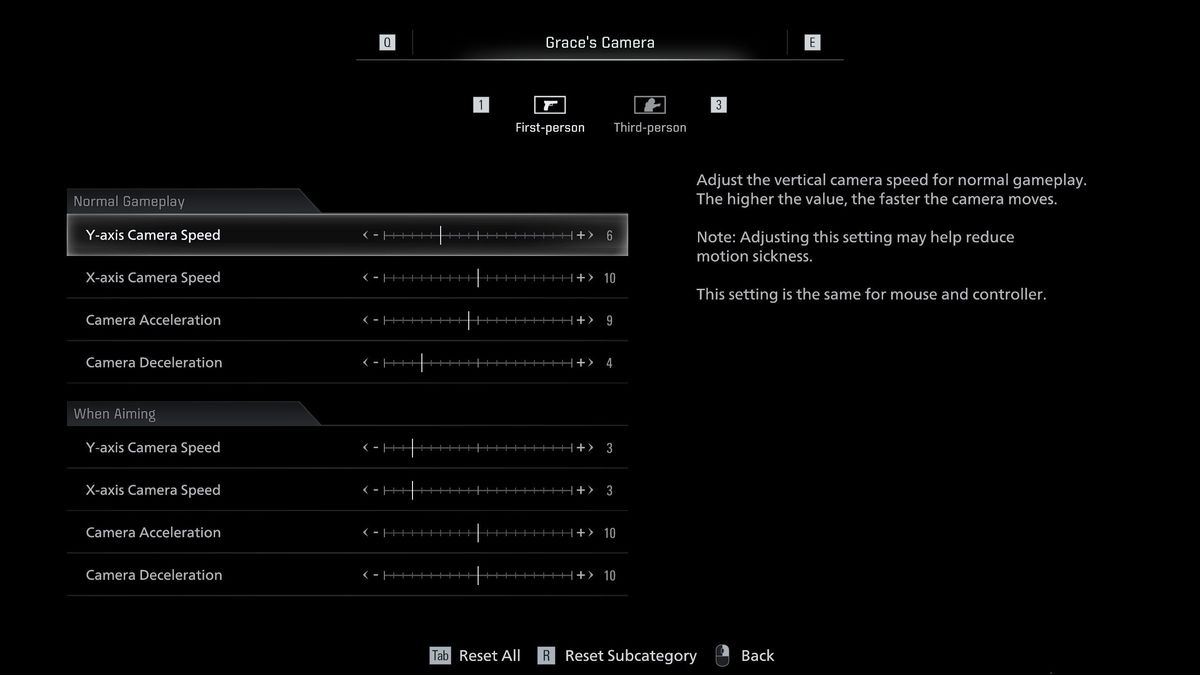 PSA: You can adjust your mouse sensitivity in Resident Evil Requiem, but the setting's not in an obvious place