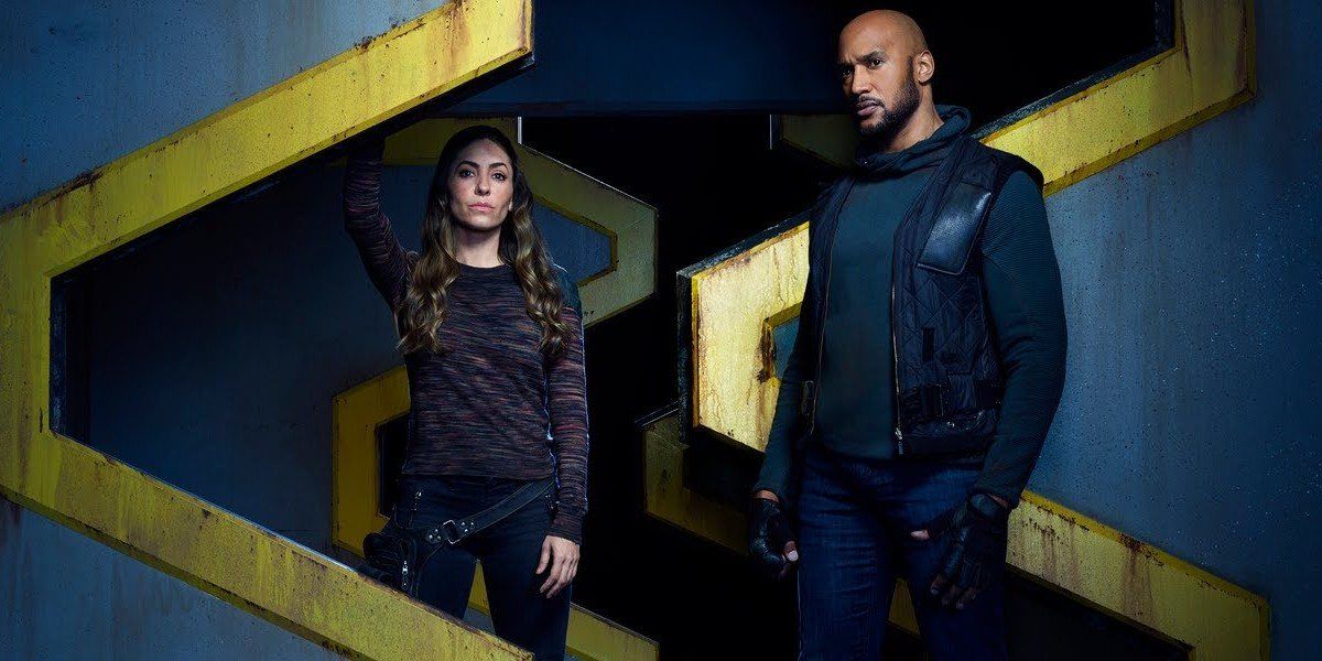 Natalia Cordova-Buckley as Elena &quot;Yo-Yo&quot; Rodriguez and Henry Simmons as Alphonso &quot;Mack&quot; Mackenzie for Agents of S.H.I.E.L.D.