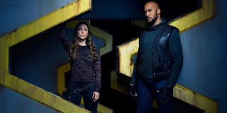 Natalia Cordova-Buckley as Elena "Yo-Yo" Rodriguez and Henry Simmons as Alphonso "Mack" Mackenzie for Agents of S.H.I.E.L.D.