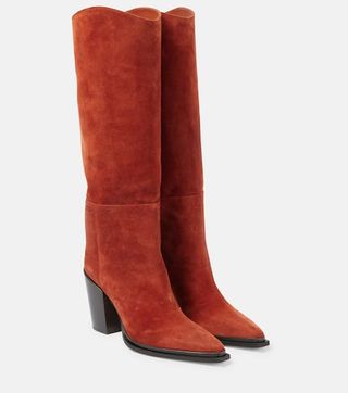 Cece 80 Suede Knee-High Boots