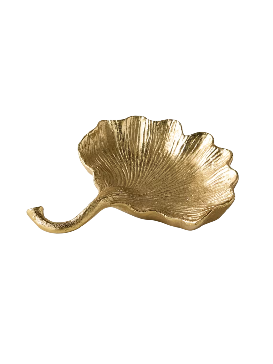 a brass leaf catchall