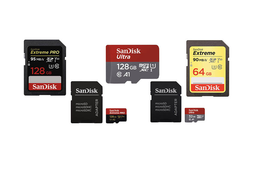 Picture of SanDisk memory cards for Black Friday