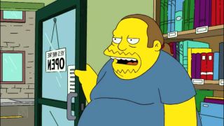 Comic Book Guy is bored