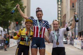 Chloe Dygert wins elite women's road race title at USA Cycling Pro Road National Championships 2023
