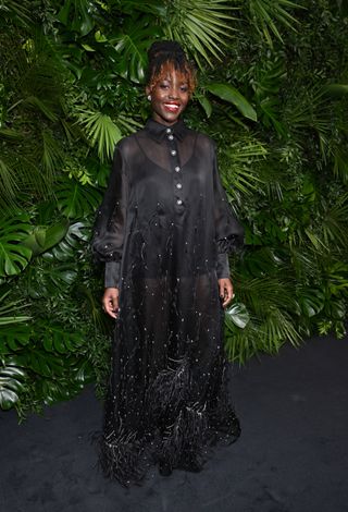 Lupita Nyong'o at the CHANEL and Charles Finch Pre-Oscar Awards Dinner held at The Polo Lounge on March 01, 2025