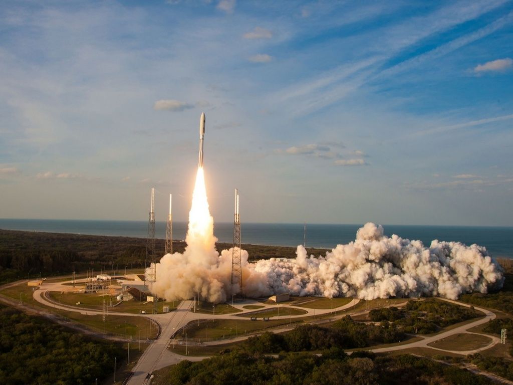 MUOS-1 Satellite Launches on Atlas 5 Rocket