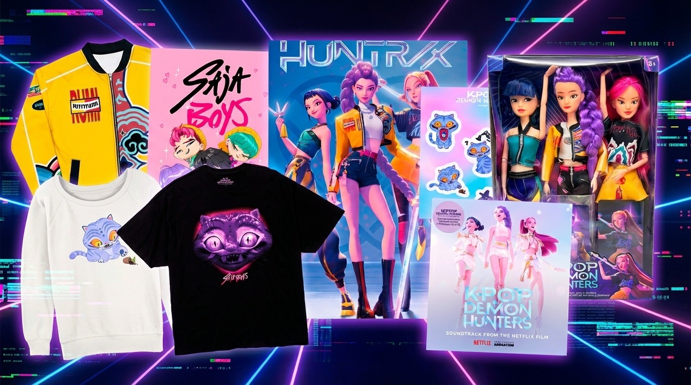 K-pop Demon Hunters merchandise