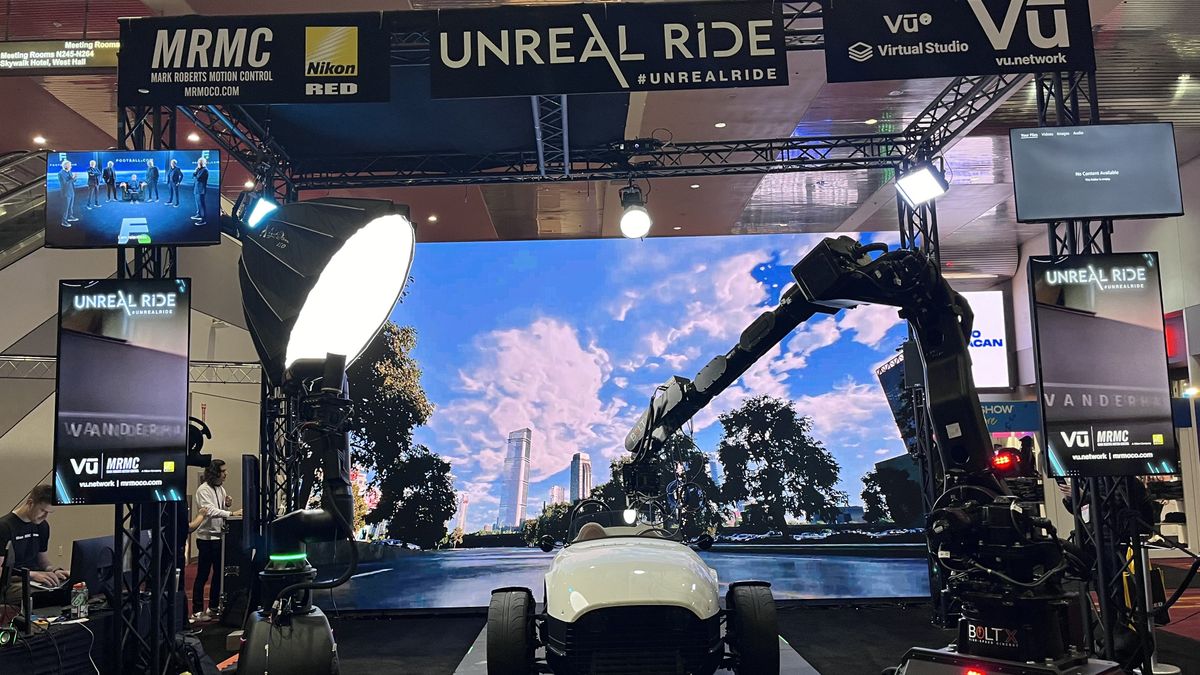 The Unreal Engine powers a virtual production experience at NAB Show 2024. 