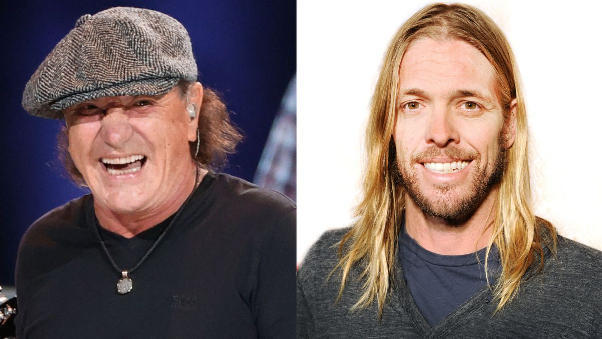 Brian Johnson and Taylor Hawkins