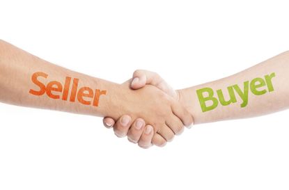 Seller and Buyer shaking hands