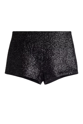 Sequined Mini Shorts