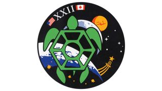 The patch for NASA's 22nd class of astronauts, as chosen in 2017, features a nod to the group's nickname, "The Turtles."