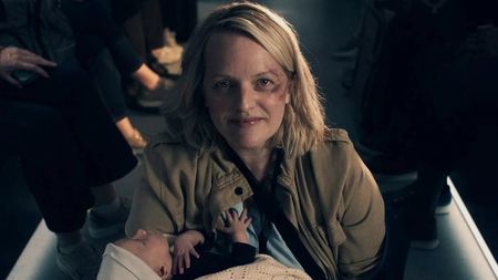 Elizabeth Moss in The Handmaid's Tale