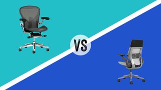 An Aeron vs a Gesture chair
