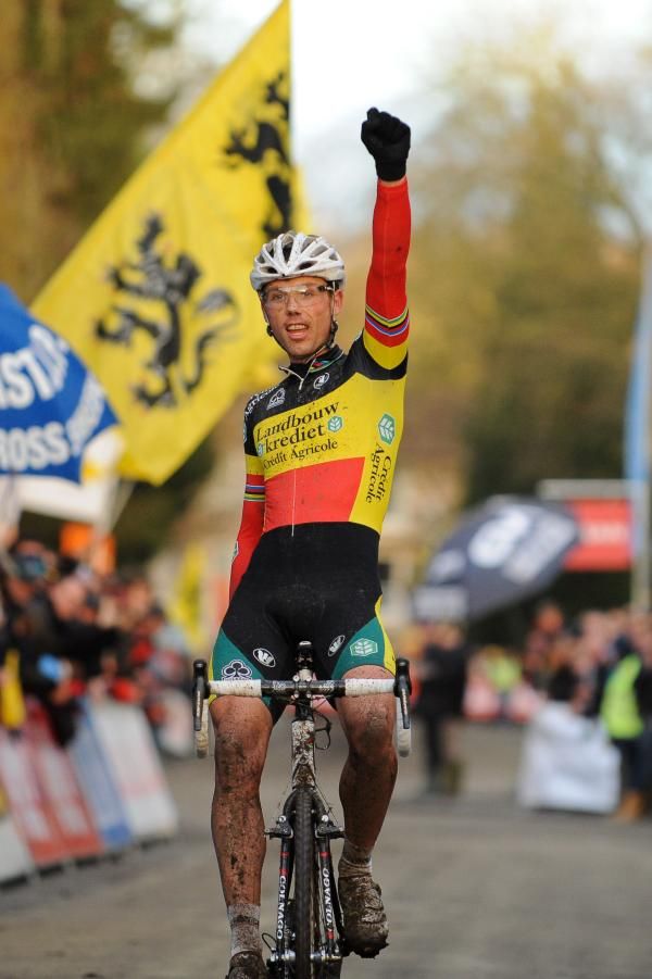 Sven Nys (Landbouwkrediet) is in fine form.