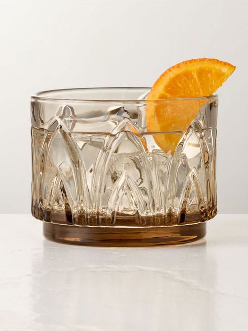 Buchanan Smoked Stacking Double Old-Fashioned Glass