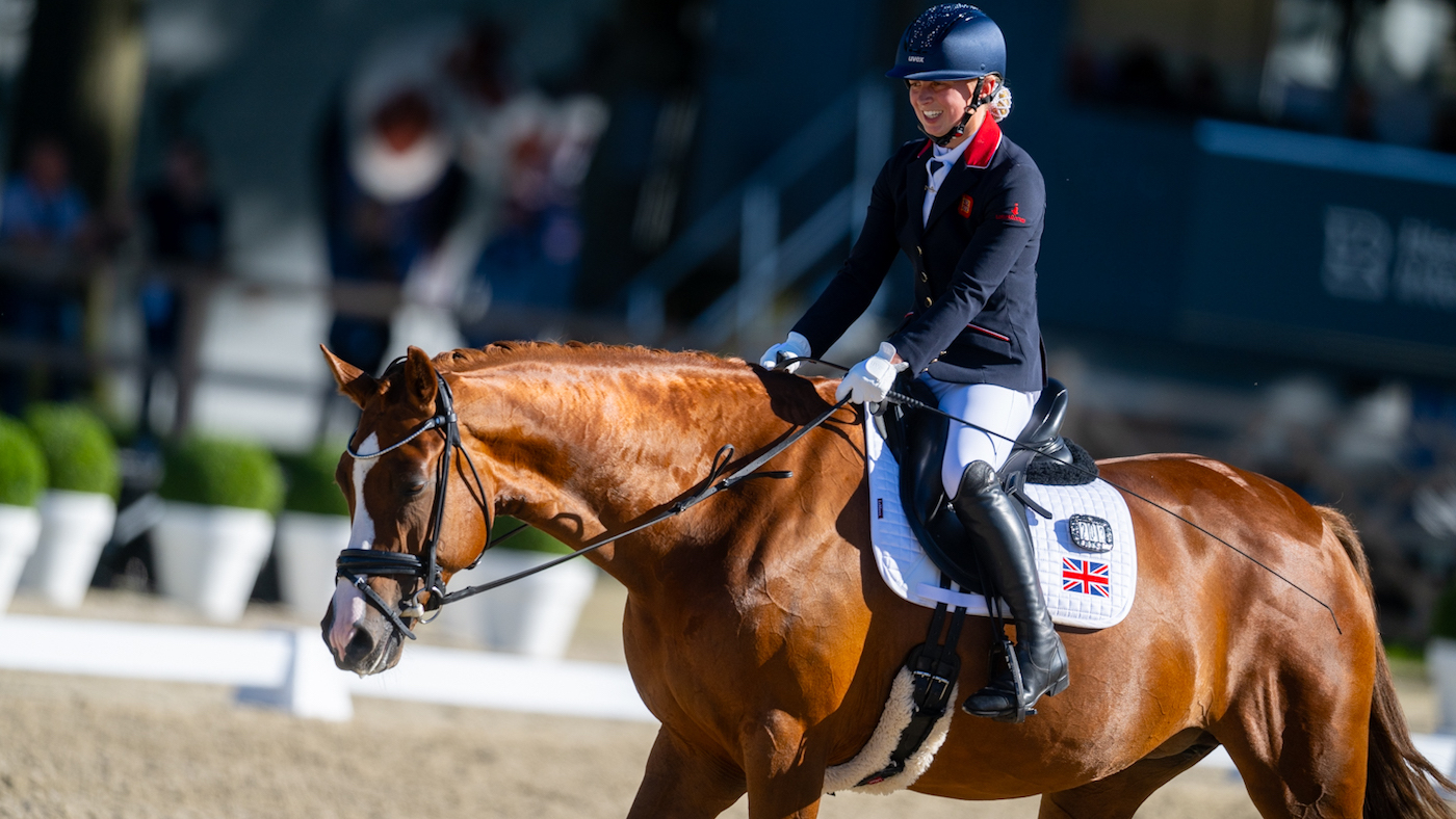 Georgia Wilson and Sakura at the European Para Dressage Championships