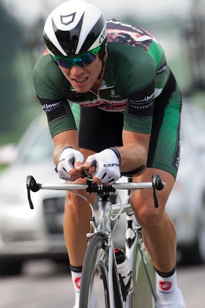 Thor Hushovd (Cervelo) gets to keep the sprint jersey for another day.