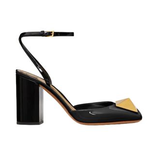 Valentino One Stud Pump in Patent Leather 90MM