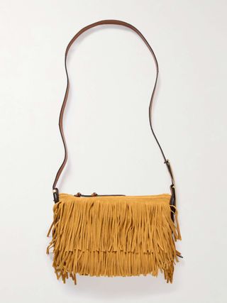 Leyden Mini Fringed Suede Shoulder Bag