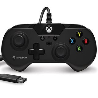 Best retro controller; a photo of the Hyperkin X91 gamepad