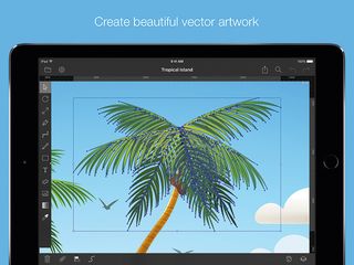 You’ll need to unlock the app to send your artwork to services like iCloud and Dropbox.