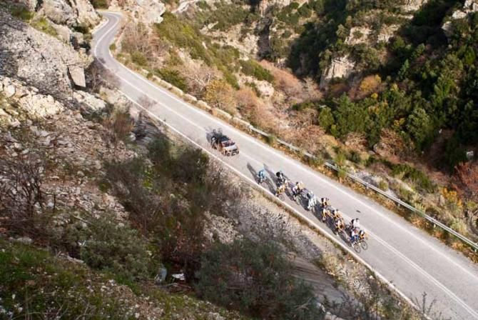 On the road in Greece
