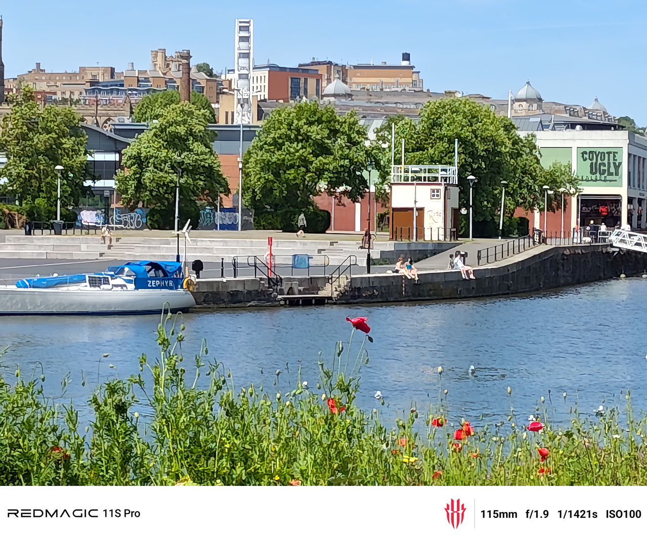 Photos of a harbor taken on the RedMagic 11S Pro