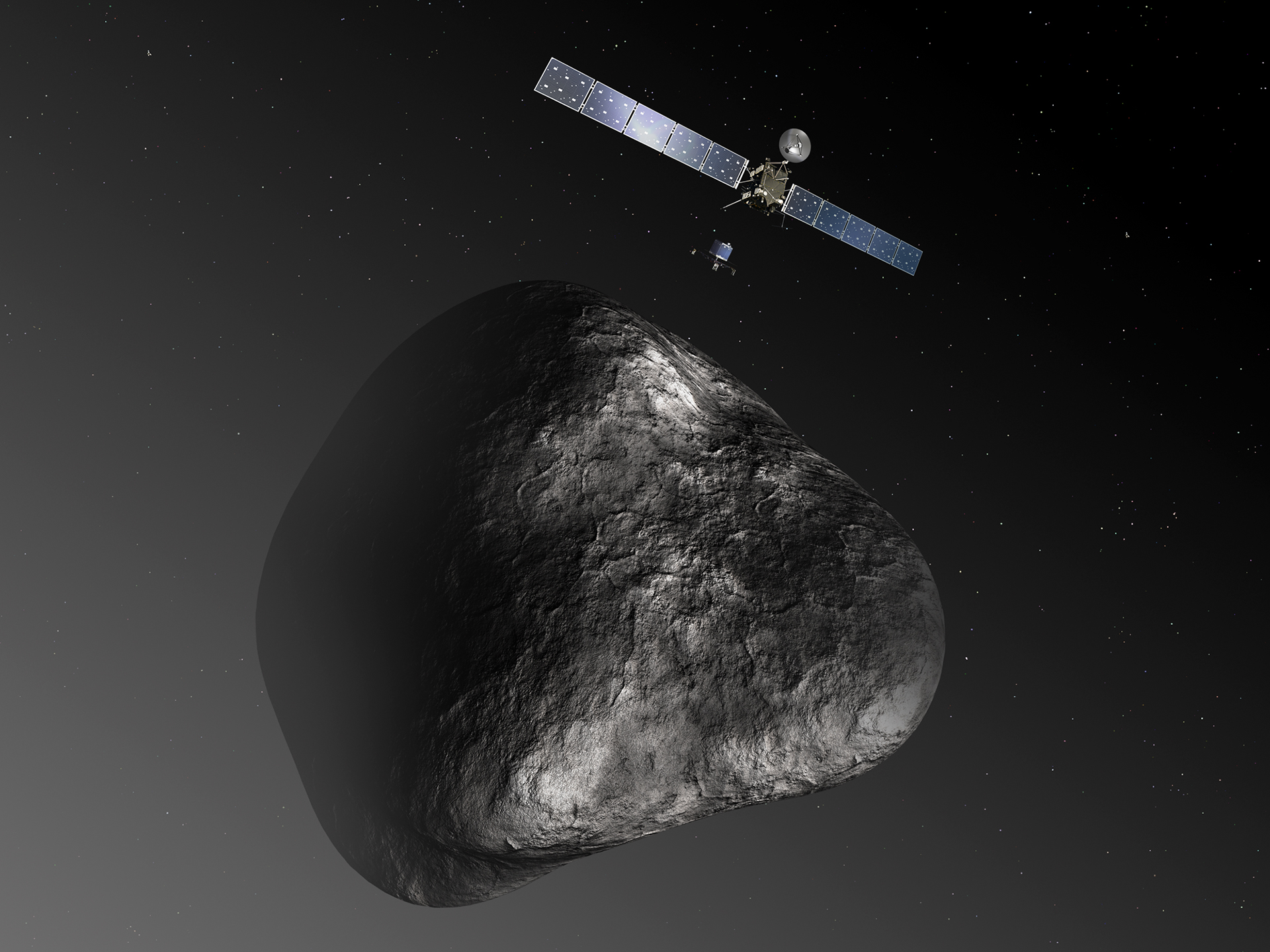 An artist&#039;s impression of Rosetta