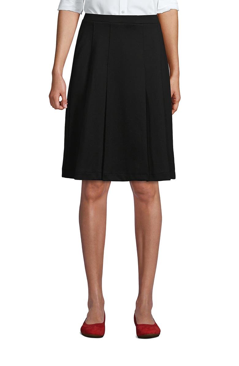 School Uniform Ponte Pleat Skirt