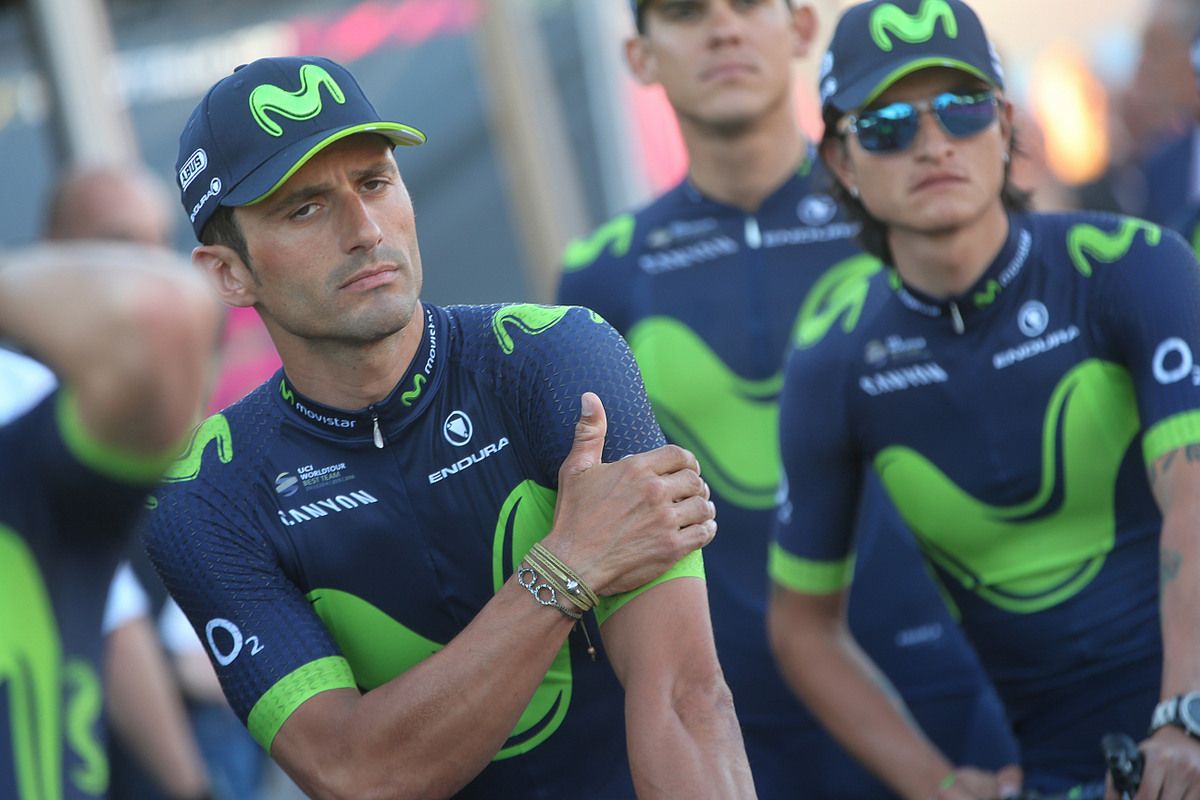Thumbs up from Daniele Bennati (Movistar)