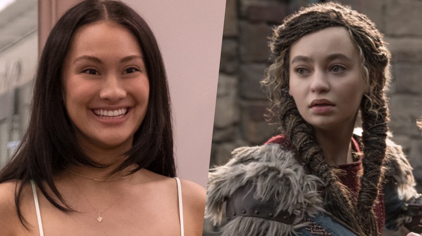 Lola Tung and Nico Parker next to each other