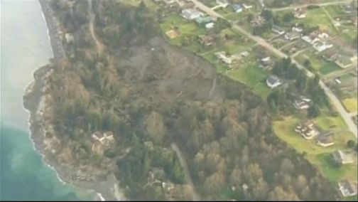 Whidbey Island landslide