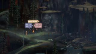 Oxenfree 2 Lost Signals Riley dialogue options for taking either left or right path