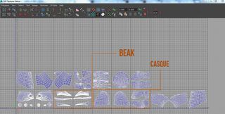 The 2015 Maya model is useful during the UV process