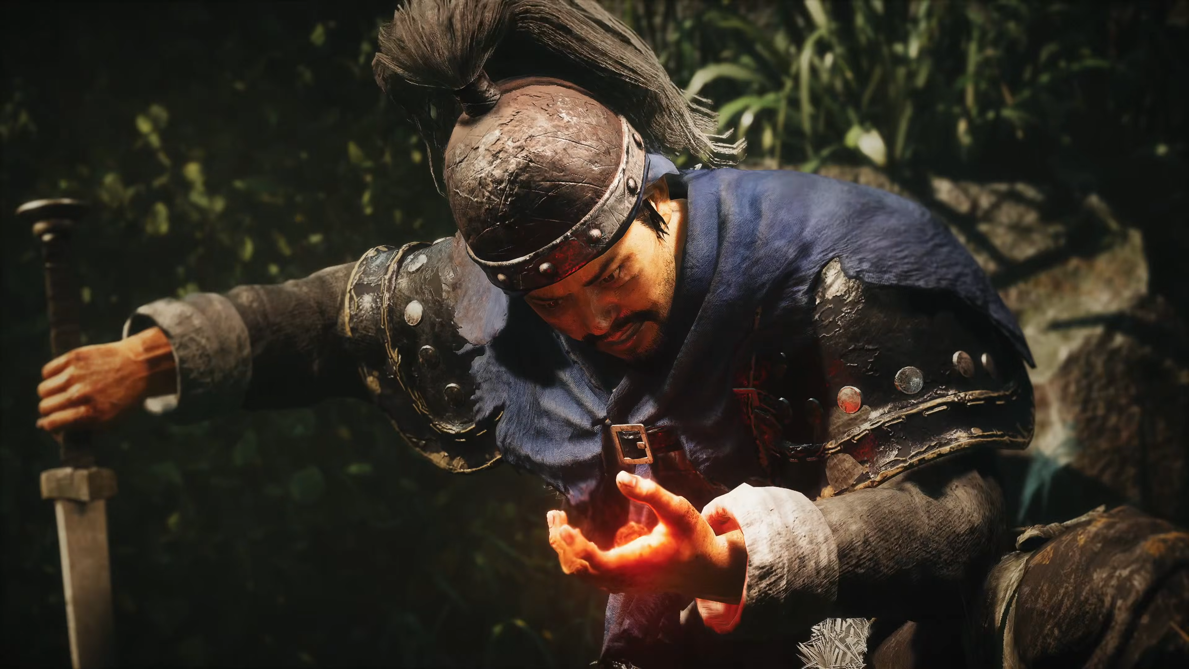 A warrior in Wo Long 2.