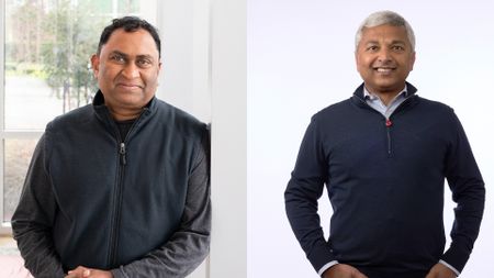 Sage chief product officer (CPO) Krish Vitaldevara, pictured left, and chief strategy officer (CSO) Anand Swaminathan on right.