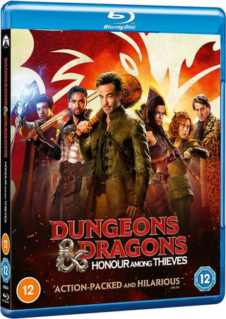 The band of adventurers on the cover of the Blu-ray.
