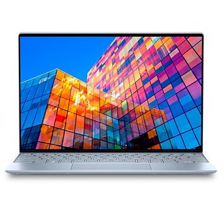 Ein Dell XPS 13 Laptop vor einem weißen Hintergrund