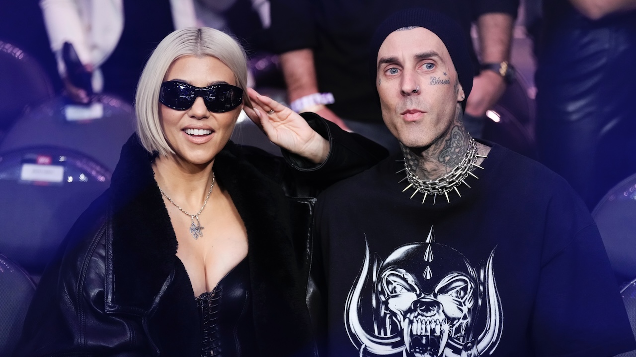 Kourtney Kardashian and Travis Barker
