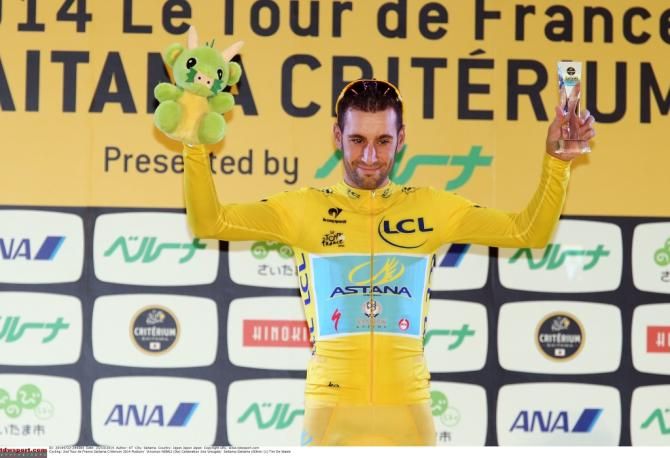 Tour de France winner Vincenzo Nibali was feted in Saitama.