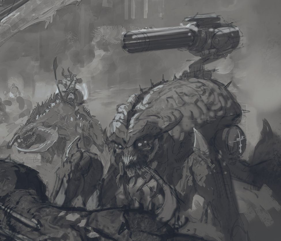 Doom the Dark Ages cover art tutorial