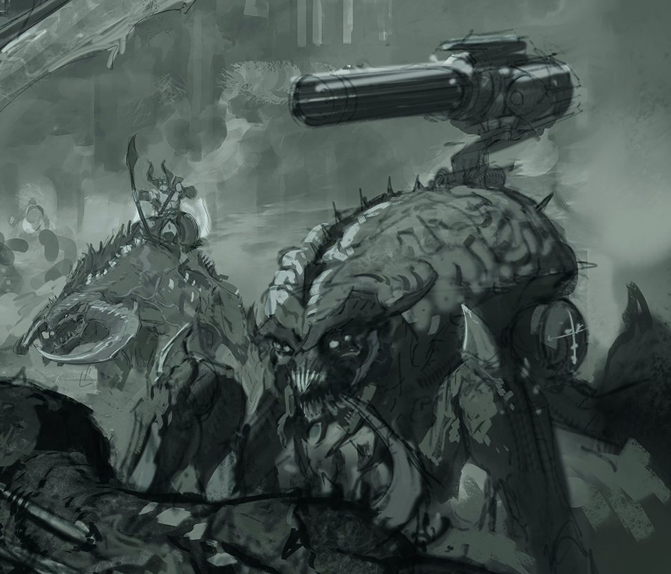Doom the Dark Ages cover art tutorial