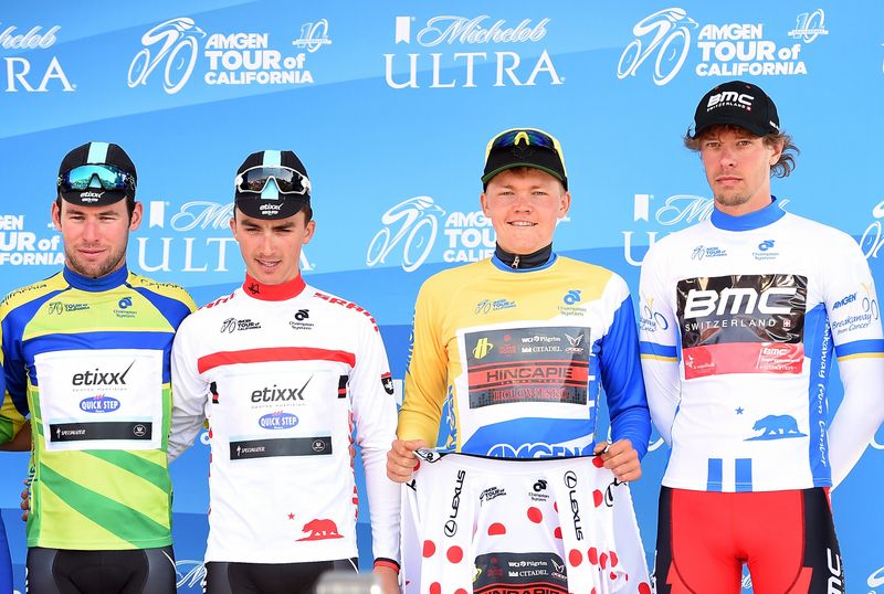 The classification leaders after stage 3