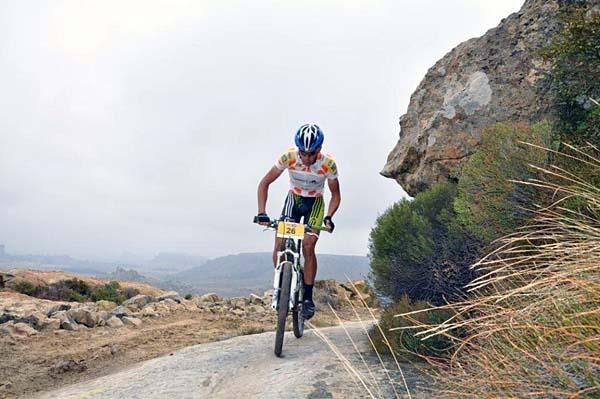 Philip Buys claims the KOM.