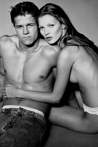 Kate Moss and Mark Whalberg
