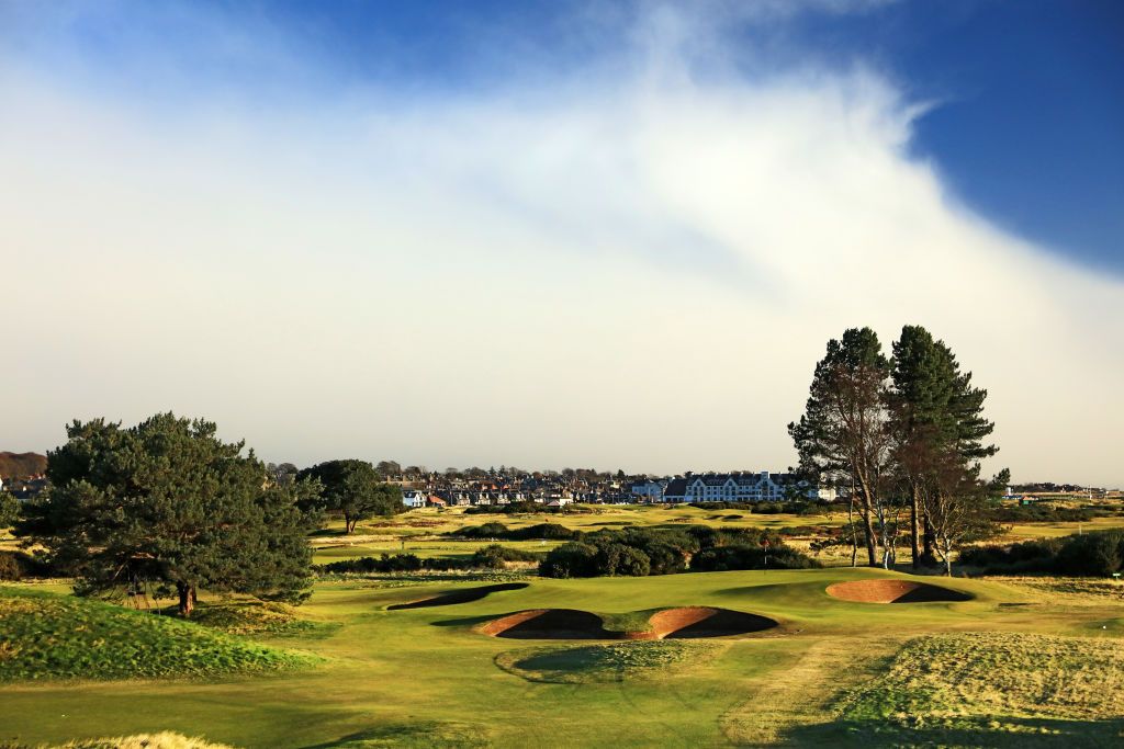 Carnoustie par-3 13th hole pictured