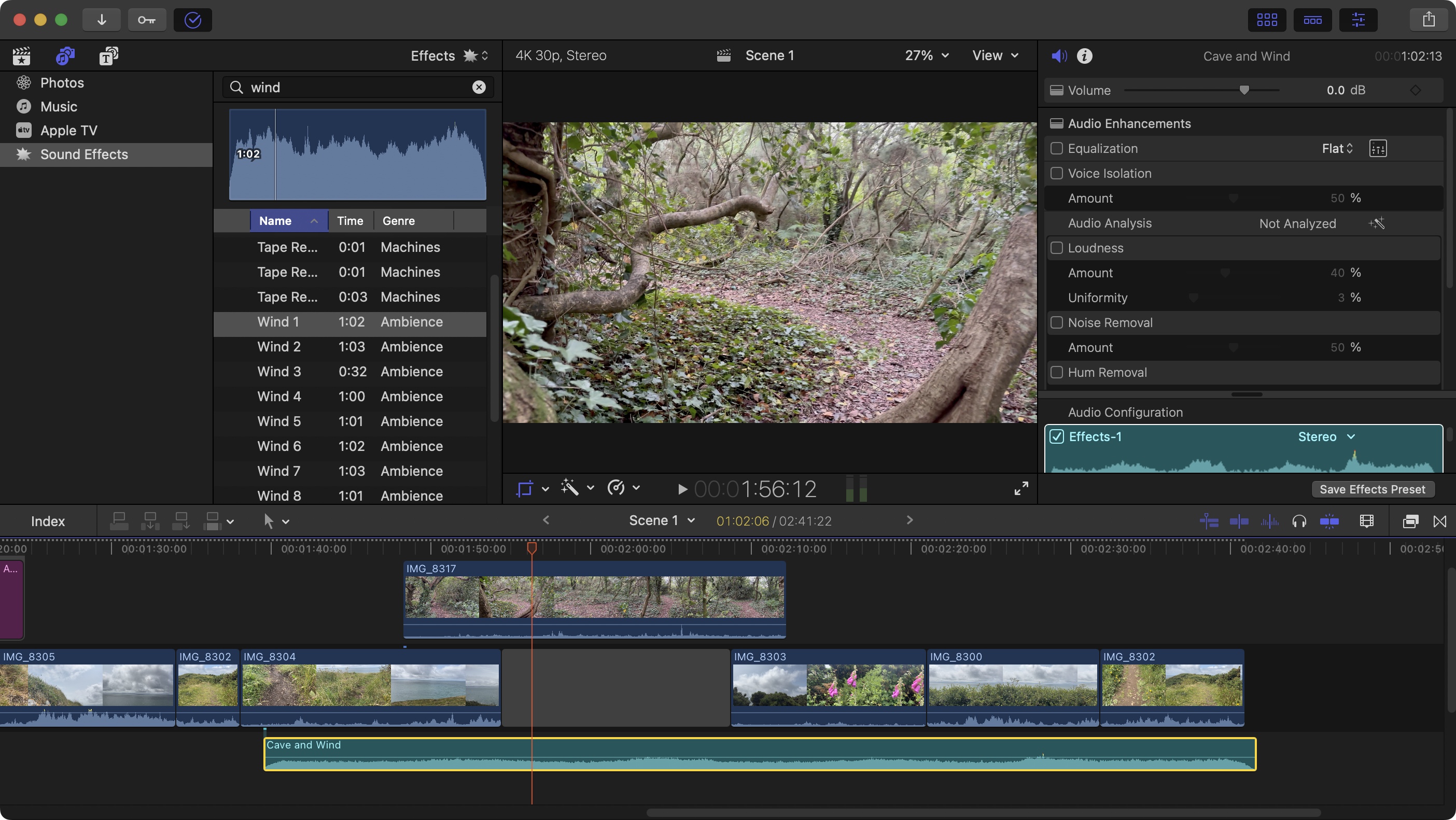 Apple Final Cut Pro 11.2 during our tests